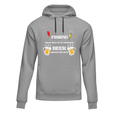 Fishing Solves All My Problem Unisex Hoodie